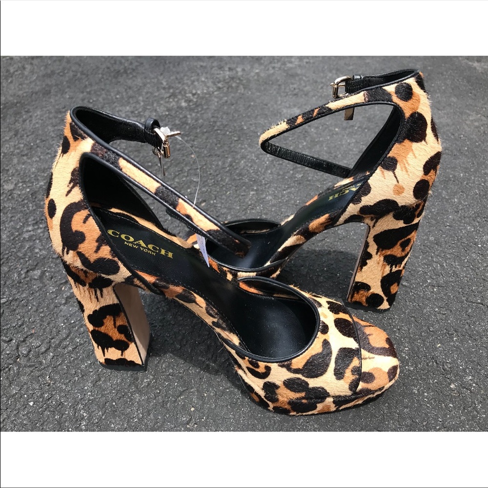 New Coach Leopard Pumps
